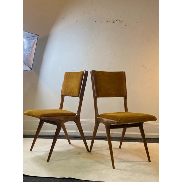 1950s 1950s Carlo De Carli Dining Chairs - Set of 8 For Sale - Image 5 of 11