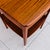 Restored 1960s Sapele Mahogany Upholstered King Headboard With Built-in Nightstands For Sale - Image 11 of 18