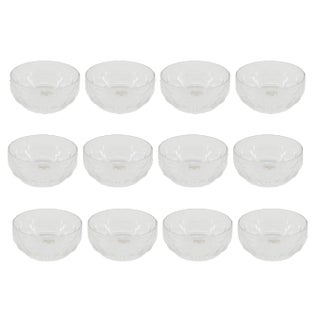 Caton Bowls in Crystal from Saint Louis, Set of 12 For Sale
