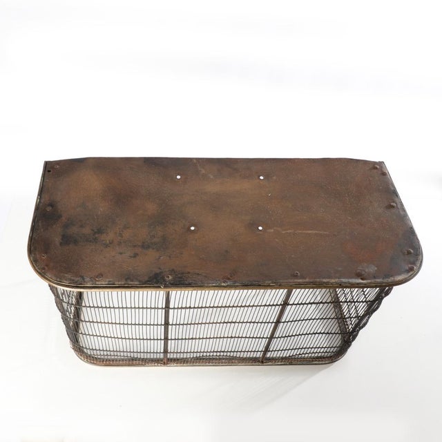 Federal Period Wire and Brass Fire Fender For Sale - Image 4 of 10