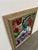 Textile Floral Mixed Media Painting, Framed For Sale - Image 7 of 12