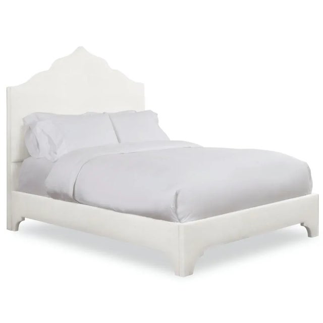 This listing includes the entire bedframe, including the headboard, rails, and footboard. From Chairish's line of bespoke...