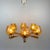 Vintage six-arm wooden chandelier from the 1970's. Made in former Czechoslovakia. Original wiring, fully functional....