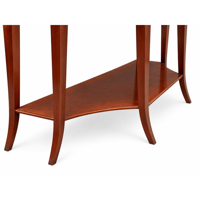 Modern Barbara Barry for Baker Furniture Modern Mahogany Console Sofa Entryway Table For Sale - Image 3 of 5