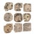 Contemporary Bahati Wood Bleached Wall Decor Set/9 For Sale - Image 3 of 5
