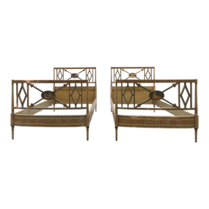 Pair of Antique Twin Beds