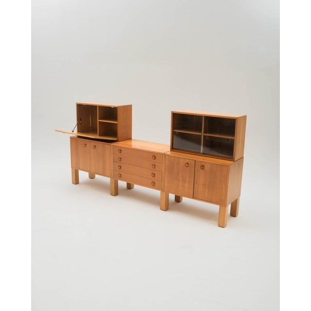Wood Mid-Centrury Modern Modular Sideboard, 1960s For Sale - Image 7 of 7