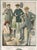 Original vintage fashion advertising plate from The Royal Tailors, 'In 10,000 Cities,' featuring three men’s golf and...