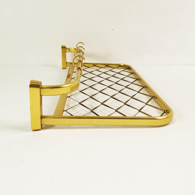 Metal Art Deco Wall Coat Rack, 1960s For Sale - Image 7 of 15