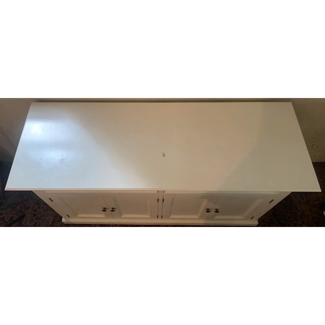 Plastic Craftsman Style Sideboard Cabinet For Sale - Image 7 of 11