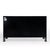 Textile Chatham 60 in. W Rectangular Raffia 3 Door Sideboard, Charcoal Raffia For Sale - Image 7 of 9