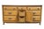 Late 20th Century Sumter Cabinet Co. Solid Oak Mediterranean Style 63" Triple Dresser For Sale - Image 5 of 15