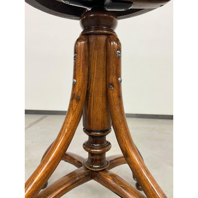 Swivel Bar Stool from Thonet, 1890s For Sale - Image 8 of 10