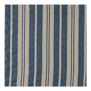 Sanderson Amberley Stripe Fabric in Jodhpur Blue For Sale