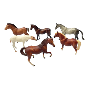 Set of Six Medium Size Vintage Breyer Horses (Box 3)