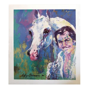 1990s LeRoy Neiman Poster Wayne Horse