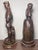 French Early 20th Century French Bronze-Clad Plaster Breton Man and Woman Sculptures on Wood Bases - Set of 2 For Sale - Image 3 of 6