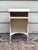 Small Vintage Cream Cubby Side Table For Sale - Image 4 of 9