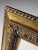 Vintage Gold-Colored Square Mirror For Sale - Image 6 of 16