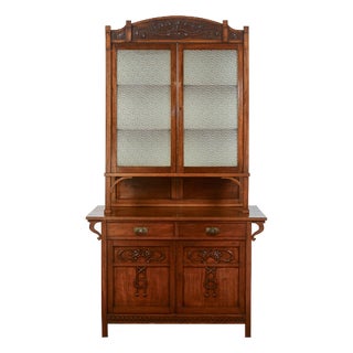 2-Body Sideboard Display Cabinet For Sale