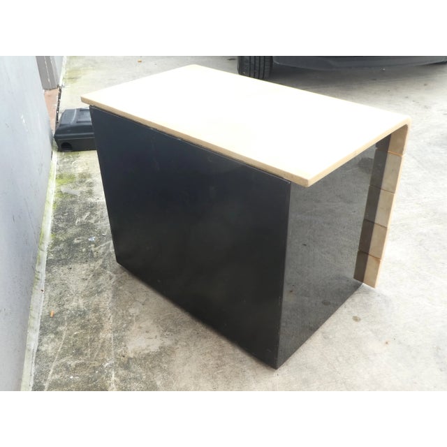 Seductive 1970's Lift Top Goat Skin Chest of Drawers For Sale - Image 10 of 13