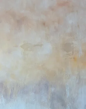 Neutral Abstract Original Giclee Art Print on Canvas