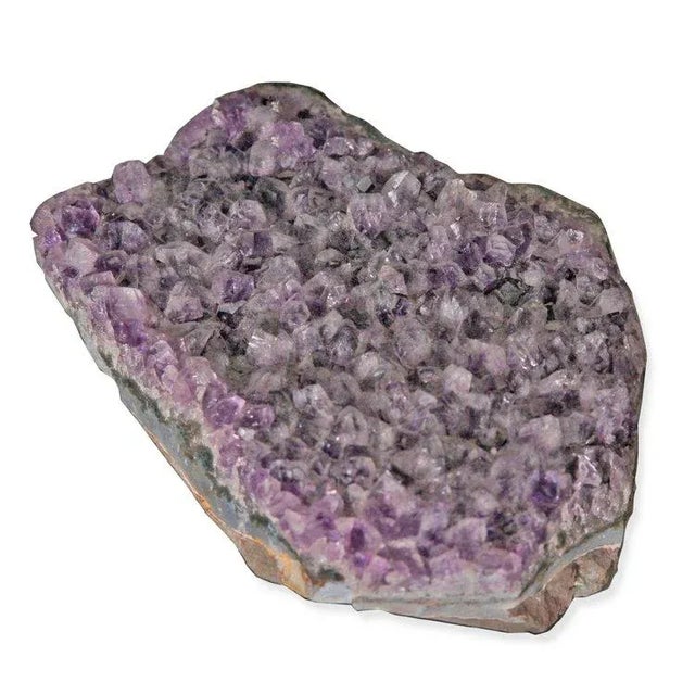 Amethyst Cluster Paperweight Dimensions: 6”L x 4.5”W x 2.5”H