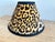 Vintage Black Metal Urn Lamp With Leopard Print Shade For Sale In Greenville, SC - Image 6 of 12