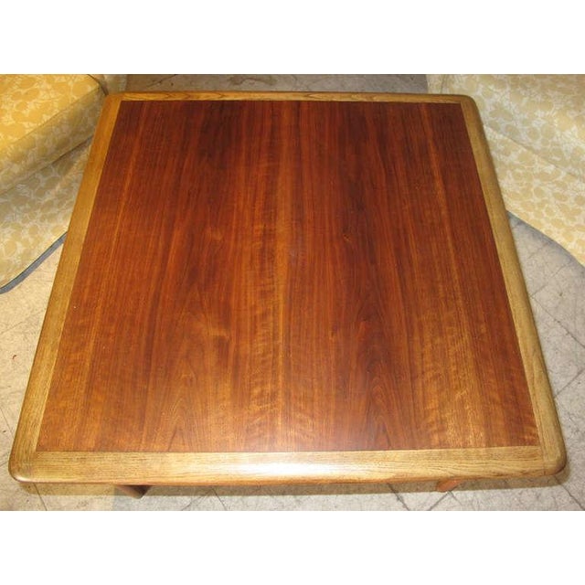 Lane MidCentury Modern Basket Weave Front Side Table Chairish