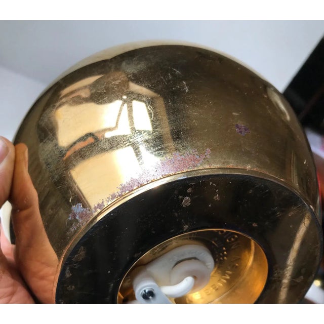 Gold Plated Teardrop Table Lamp by Hugo Asmussen, 1960s For Sale - Image 9 of 11