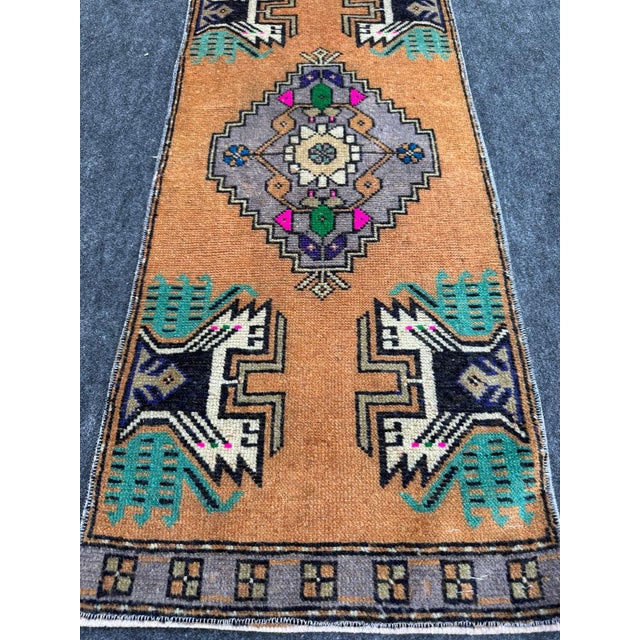 Contemporary Turkish Yastik Rug 1'5" x 3'5" For Sale - Image 3 of 5