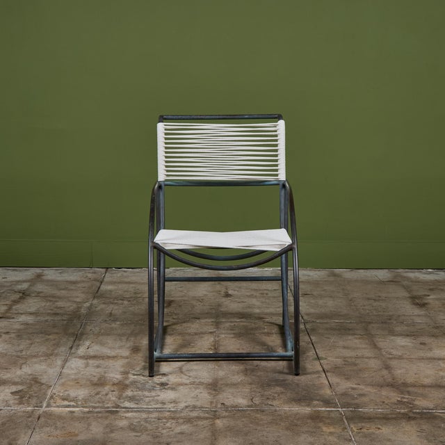 Metal 1970s Set of Six Kipp Stewart Bronze Patio Dining Armchairs for Terra For Sale - Image 7 of 18