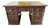 Antique Carved Oak Desk with Lion Handles, 1890s For Sale
