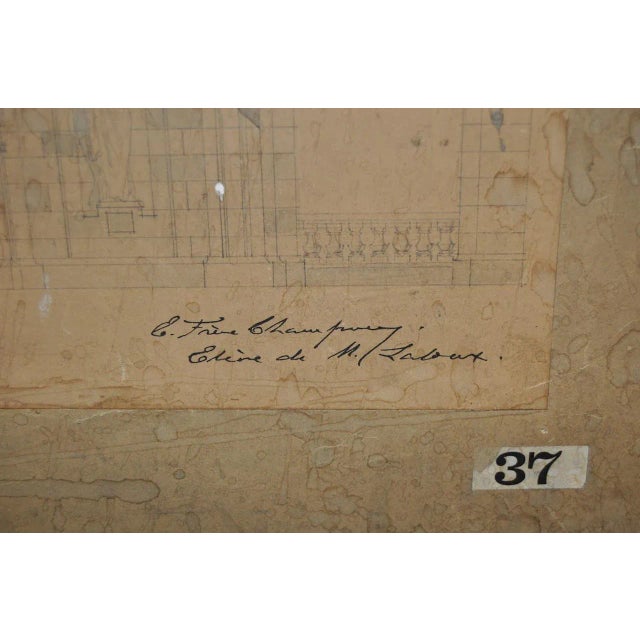 18th/19th Century Master Architectural Drawings For Sale In San Francisco - Image 6 of 11