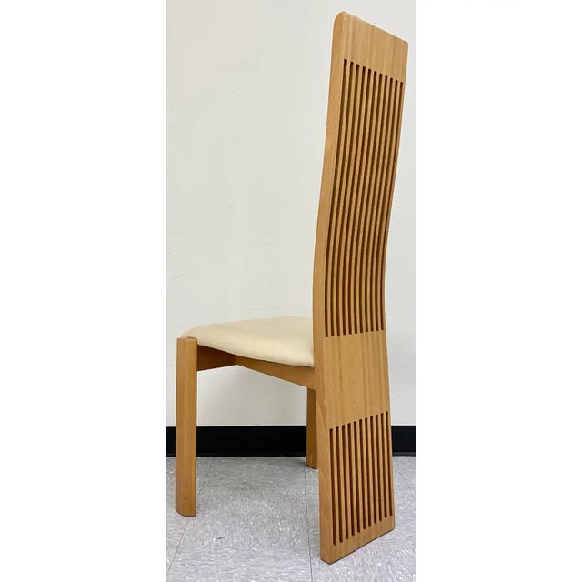 Pietro Costantini Pietro Costantini Postmodern High Back Dining Chairs, Set of 8 (Italy) For Sale - Image 4 of 18