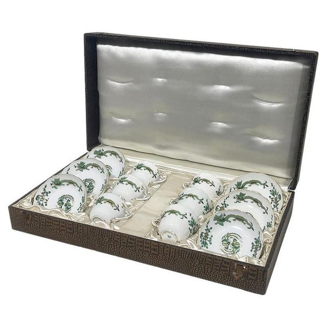 Porcelain Rich Court Dragon Cups and Saucers from Meissen, Germany, 1960s, Set of 12 For Sale - Image 13 of 13