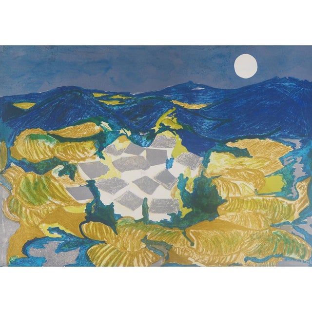 Linda Le Kinff, Hamlet in the Moonlight, Original Lithograph For Sale - Image 4 of 4