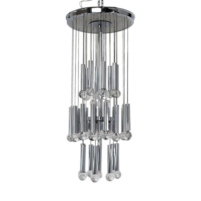 Chandelier by Gaetano Sciolari for Sciolari, 1960s For Sale