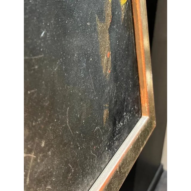 Jos De Cock, Night's Glimmer, Oil on Canvas, 1963 For Sale - Image 13 of 15