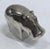 Abstract Vintage Silver Abstract Hippopotamus Figurine For Sale - Image 3 of 7