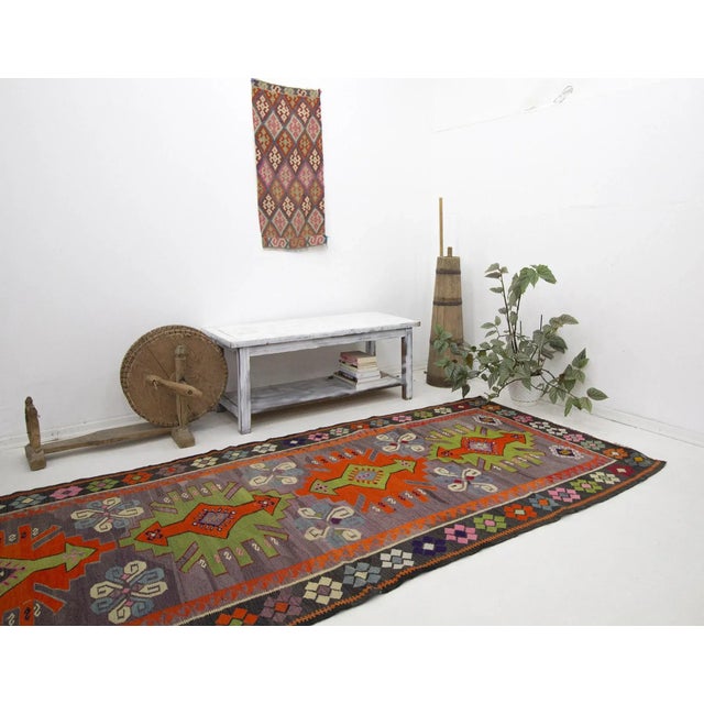 Vintage Kilim Rug For Sale In Los Angeles - Image 6 of 7