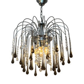 Murano Teardrop Chandelier from Maestri Di Murano, 1980s For Sale