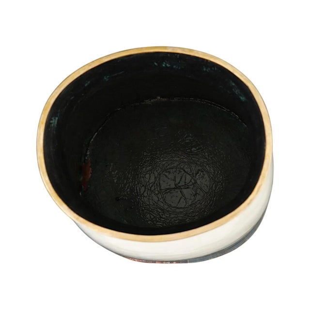 Late 19th Century Japanese Cloisonne Enamel Vase Maple Leaves Yoshiko Noda For Sale - Image 5 of 7