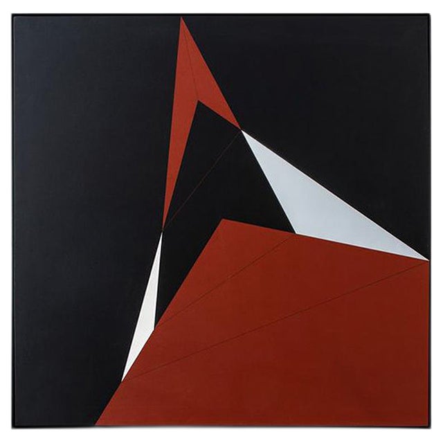 Oil Painting by Steffen Jørgensen, 1979 For Sale