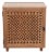 Reclaimed Teak Geometric Jali Nightstand For Sale