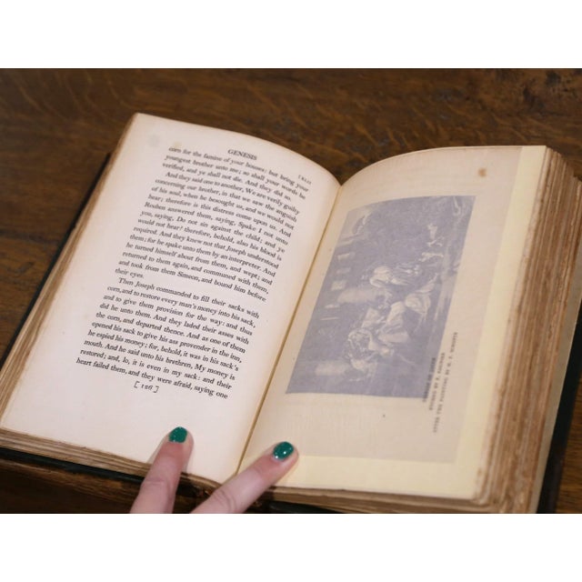 Late 19th Century Grolier Society Leather-Bound Holy Bible, Set of 14 For Sale - Image 12 of 12