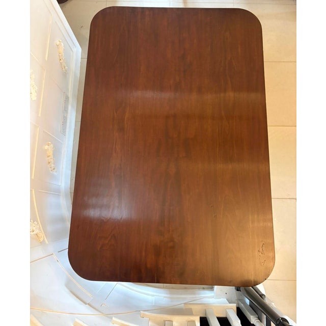 Early 19th Century William IV English Figured Mahogany Pedestal Tilt Top Dining Table, 1830 For Sale - Image 5 of 13