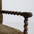 19th Century Louis XIII Style Wooden Throne Chair with Upholstery Mustard For Sale - Image 4 of 15