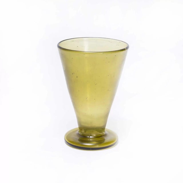 Glass Moroccan Conical Glasses, Set of 6 For Sale - Image 7 of 9