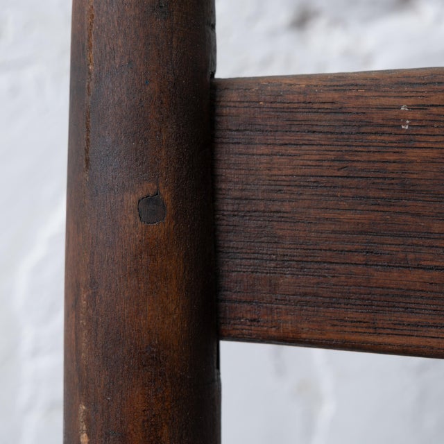 American Ladder Back Chair, c.1800 For Sale - Image 9 of 12